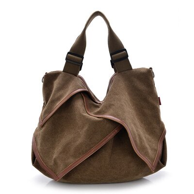 QINRANGUIO płócienna torba duża pojemność kobiet torba 2020 dorywczo kobiet torebki szczyt-uchwyt torby Crossbody dla kobiet torba na ramię: khaki