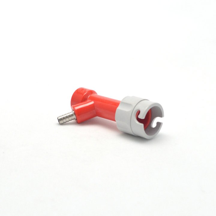 Pin lock gas  in 1/4 " weerhaakfitting - zelfgebrouwen bier corny cornelius vat tap