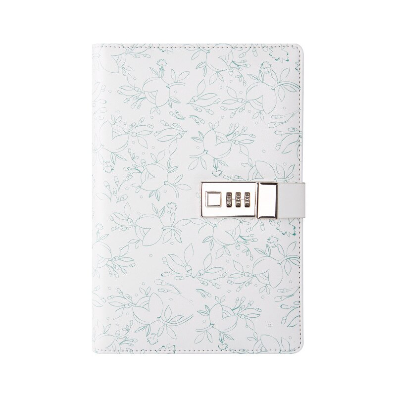 A5 Diary Agenda Planner Organizer Wonderful Notebook and Journal with Lock Line Blank Note Book Back to School Travel Handbook: Green