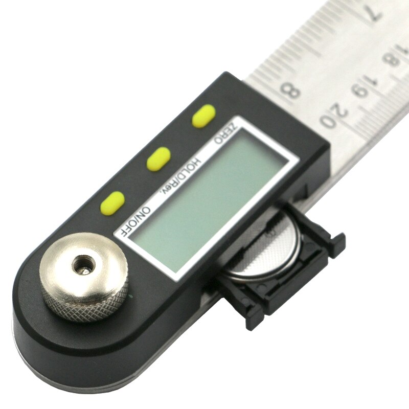 200mm Electronic Angle Meter Gauge Stainless Steel Digital Protractor Inclinometer 20cm Goniometer Level Measuring Tool