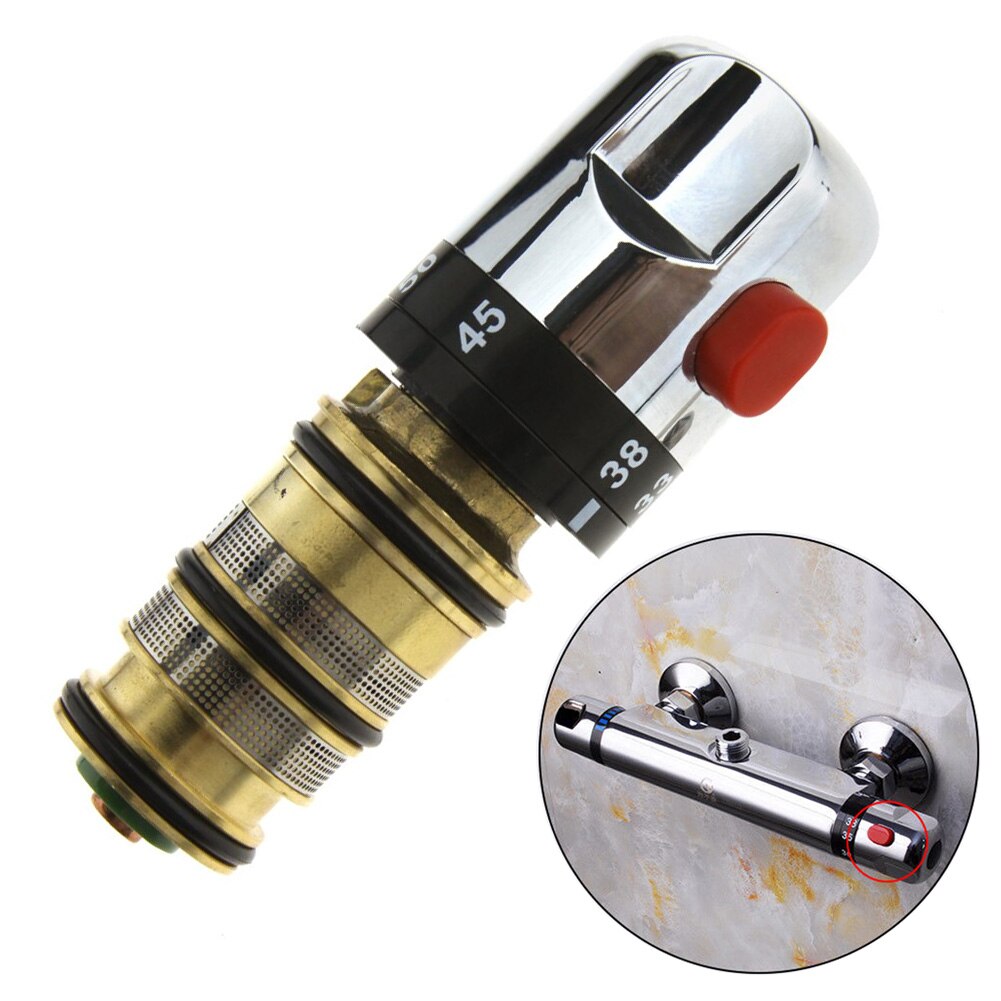 Adjust Shower Bathroom Mixer Brass Thermostatic Copper Cold Temperature