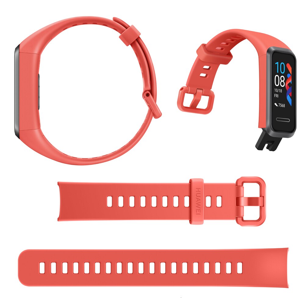 Huawei band 4 smart band globaali versio älykello sykemittari kellotaulut usb-liittimen lataus