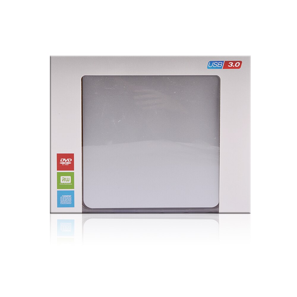 Quemador de DVD externo Delgado, USB 3,0, DVD-RW, VCD, CD, RW, Superdrive portátil para Apple Mac, MacBook Pro, Air, iMAC