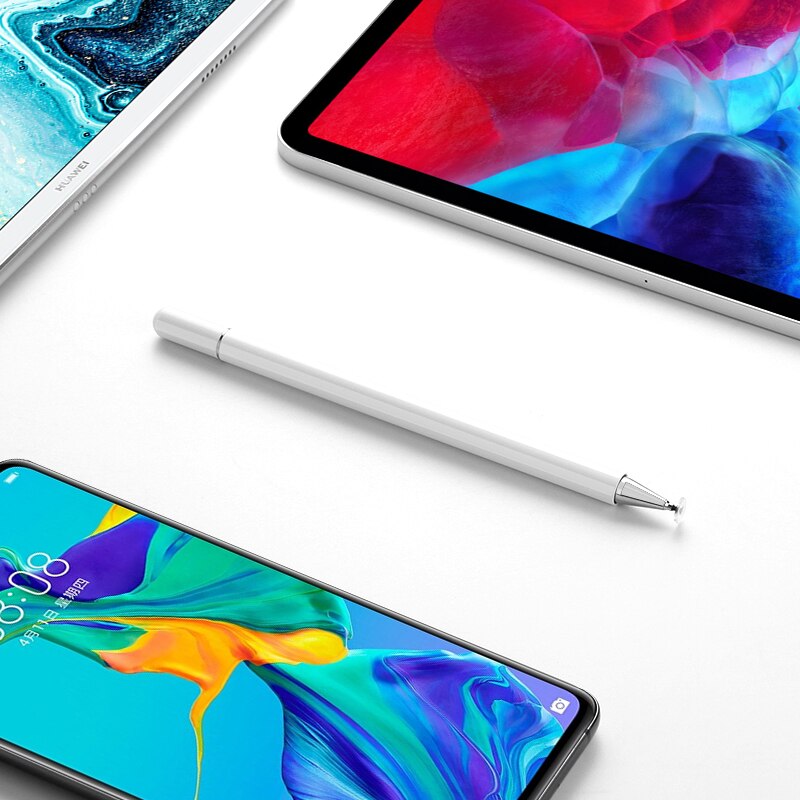 Active Pen for TCL 10 TAB Max Tab 10S Tab10 Neo TabMax Tab 8L 7 Lite Tablet Pencil Smooth Drawing Capacitive Screen Touch Pen: white