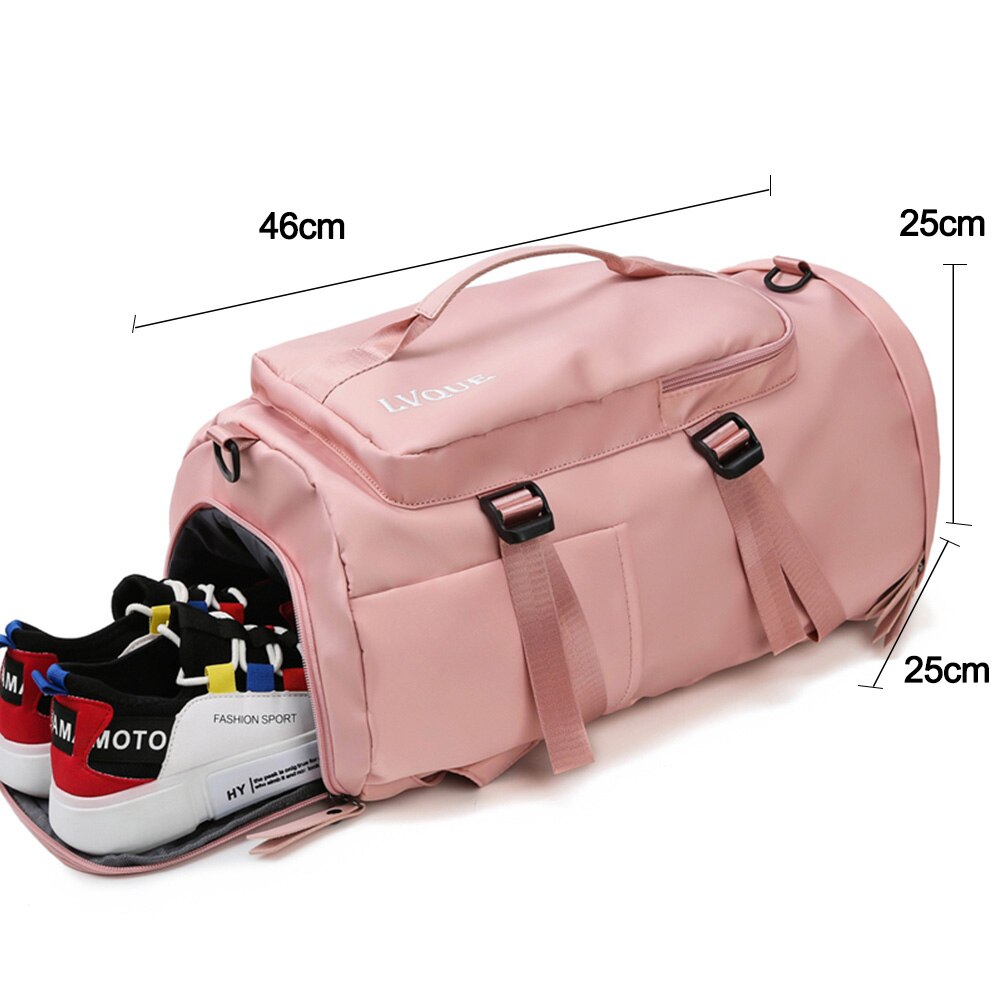 School Backpack Gym Travel Bag for Women Men Camping Outdoor SPorts Shoulder Bag With Shoes Pocket Fitness Training Bag XA221A