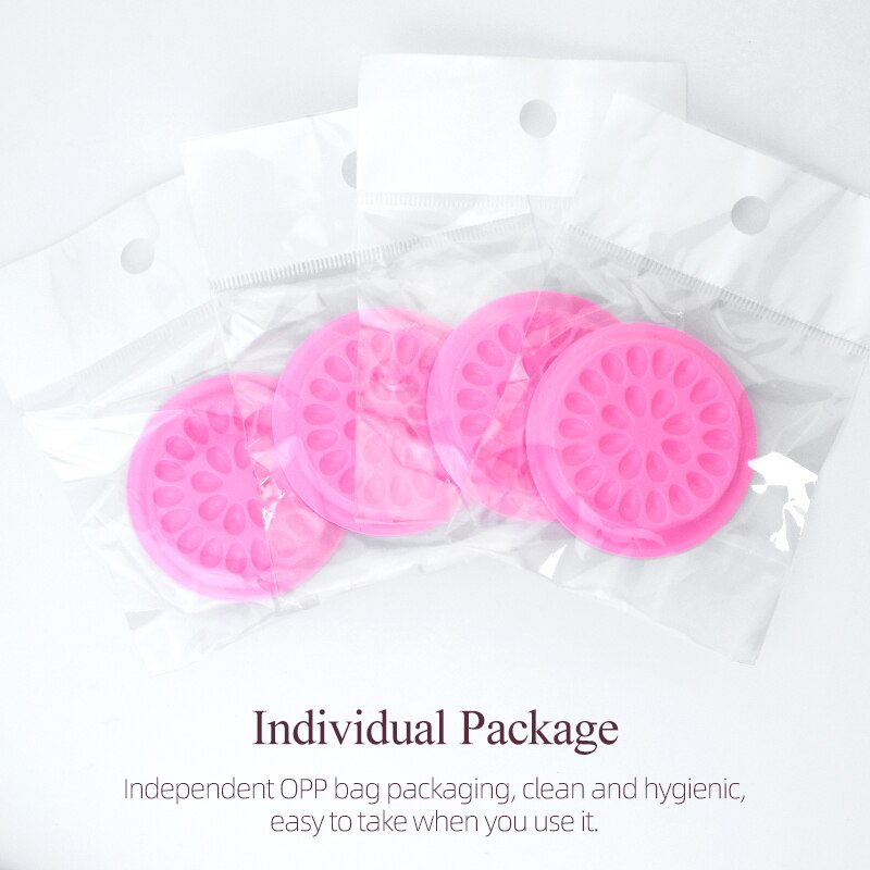 false eyelashes Glue Holder eyelash extension supplies eye lashes Glue tools Lashes Extension Pallet Pads Plastic