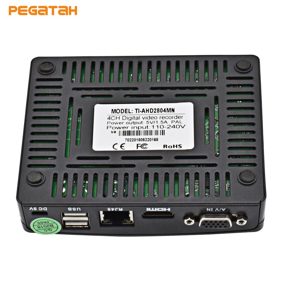 4ch Mini DVR With1080H 4ch video in 1080H Real time CCTV Hybrid AHD/CVI/TVI/Analog in 1 DVR