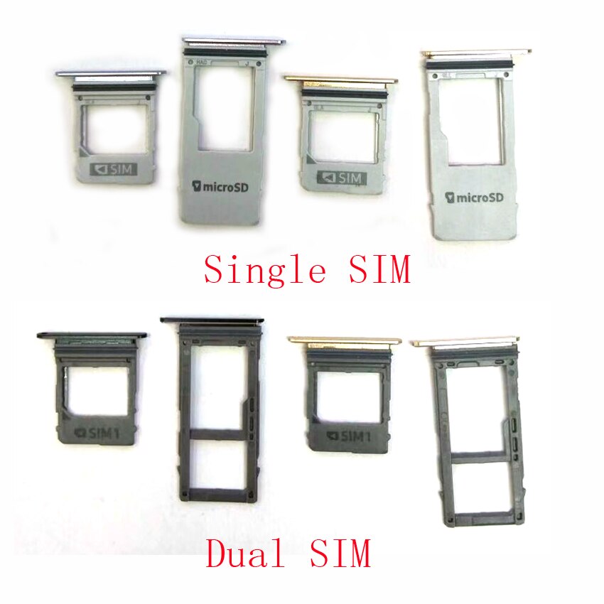 For Samsung Galaxy A8 A530 Sim & SD Card Tray Reader Holder Replacement Single Dual Sim Version