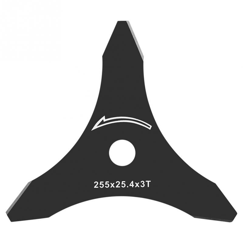 Tondeuse à gazon Lame De 10 Pouces 3 T Débroussailleuse Débroussailleuse Lame 3 Dents Remplacement Coupe Gazon Pièces D'outils De Jardin