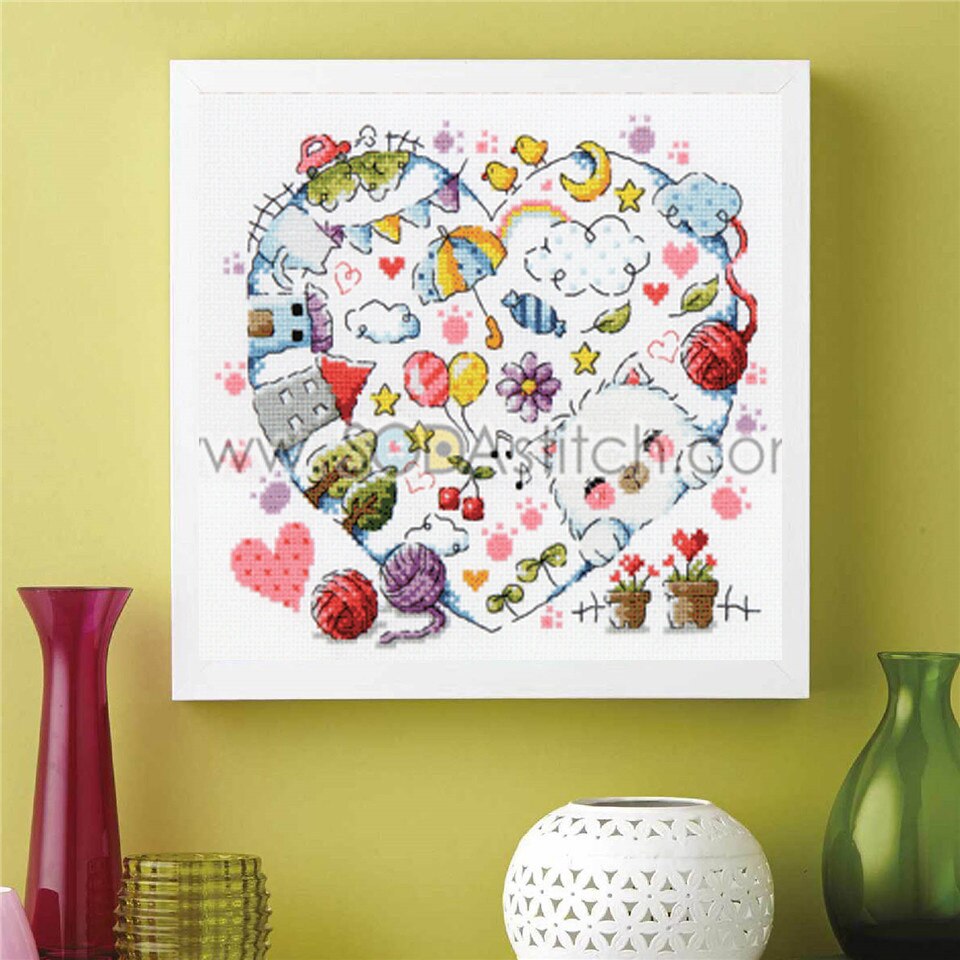 Cross Stitch Set Chinese Cross-stitch Kit Embroidery Needlework Craft Packages Cotton Fabric Floss Designs Embroidery3151