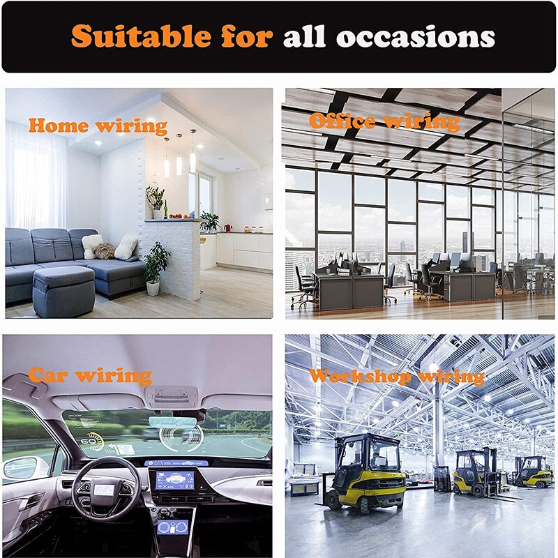 Data Line Cable Sorting and Fixing Device 50 Cable Clamps Bonding Cable Storage Wire Rack Cable Management (Transparent)