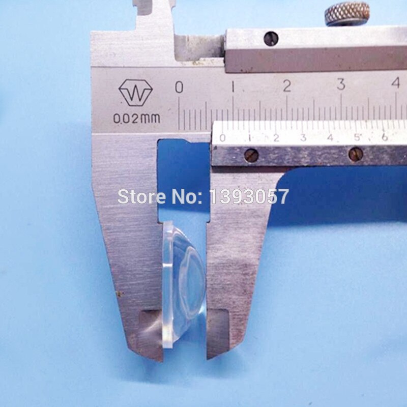 100pcs/lot semi-circle Plano-convex LED Lenses 23mm Optic Lens Grade PMMA For Lens Reflector