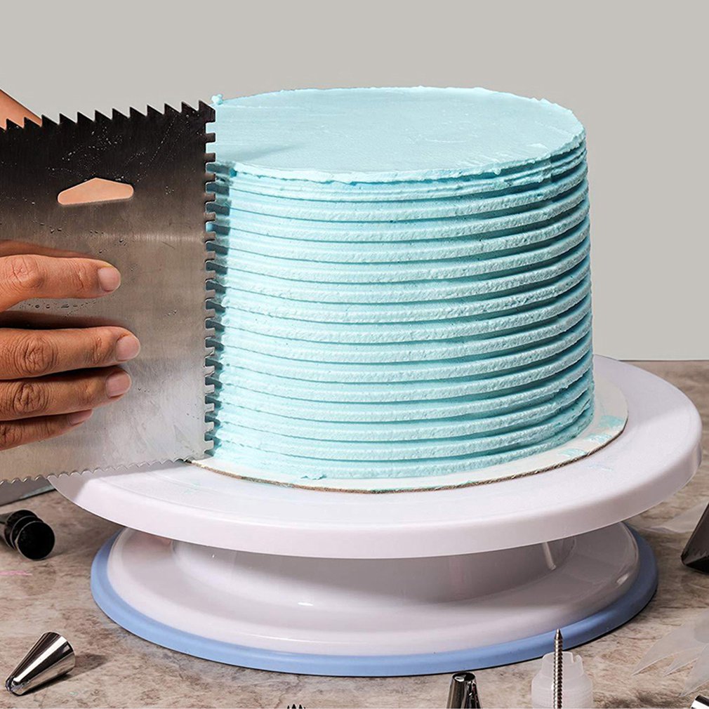 Baking Tools Cake Decorating Table Round Flat Plastic Cake Turntable Cake Turntable Spatula / Turntable