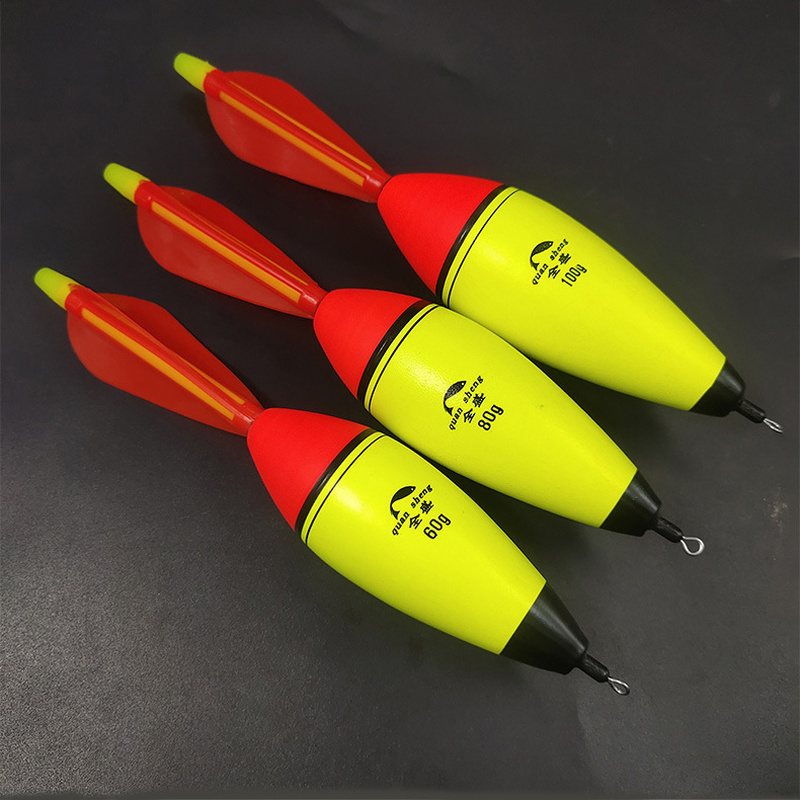 1PC Fishing Float EVA Luminous Foam Plastic Bobber Night Fishing Float Light Stick Striking Float Fea Ocean Rock Fishing 20-100g