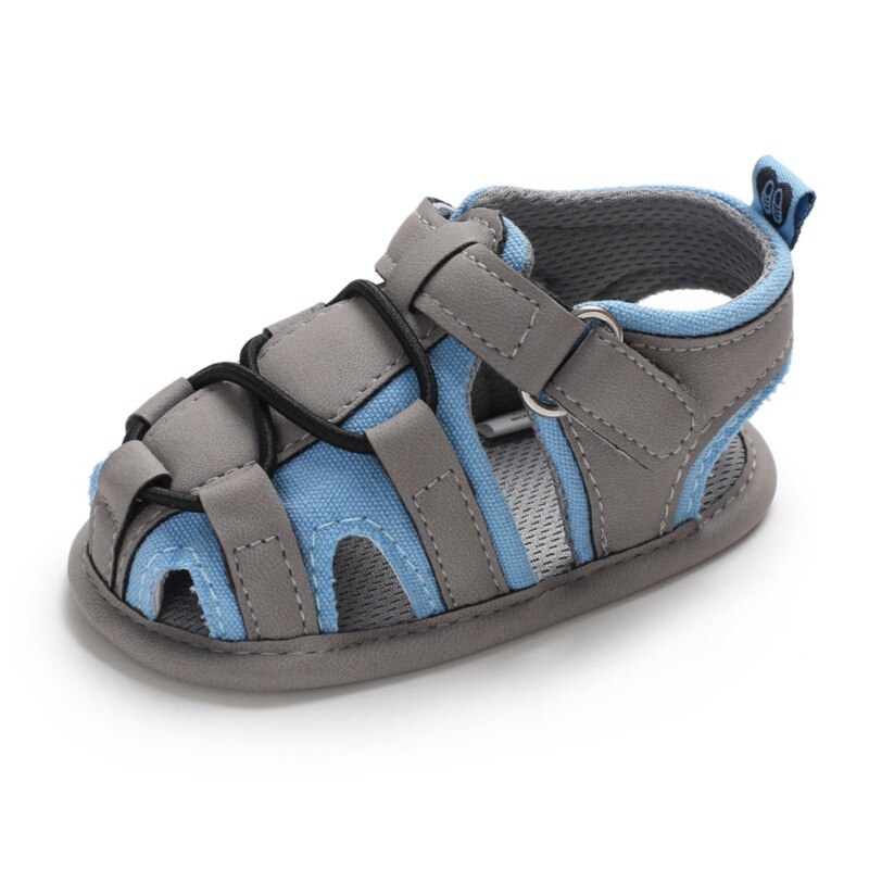 sandalias de verano para bebés y niños, sandalias de suela suave antiniños, sandalias transpirables de PU para niños