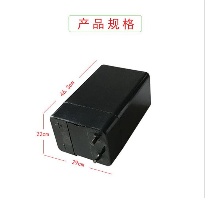 2 stks/partij NoEnName_Null 4 V Loodaccu 400 MAH Elektronische Speelgoed Tafellamp Zaklamp Muggenspiraal Opslag Oplaadbare Bat