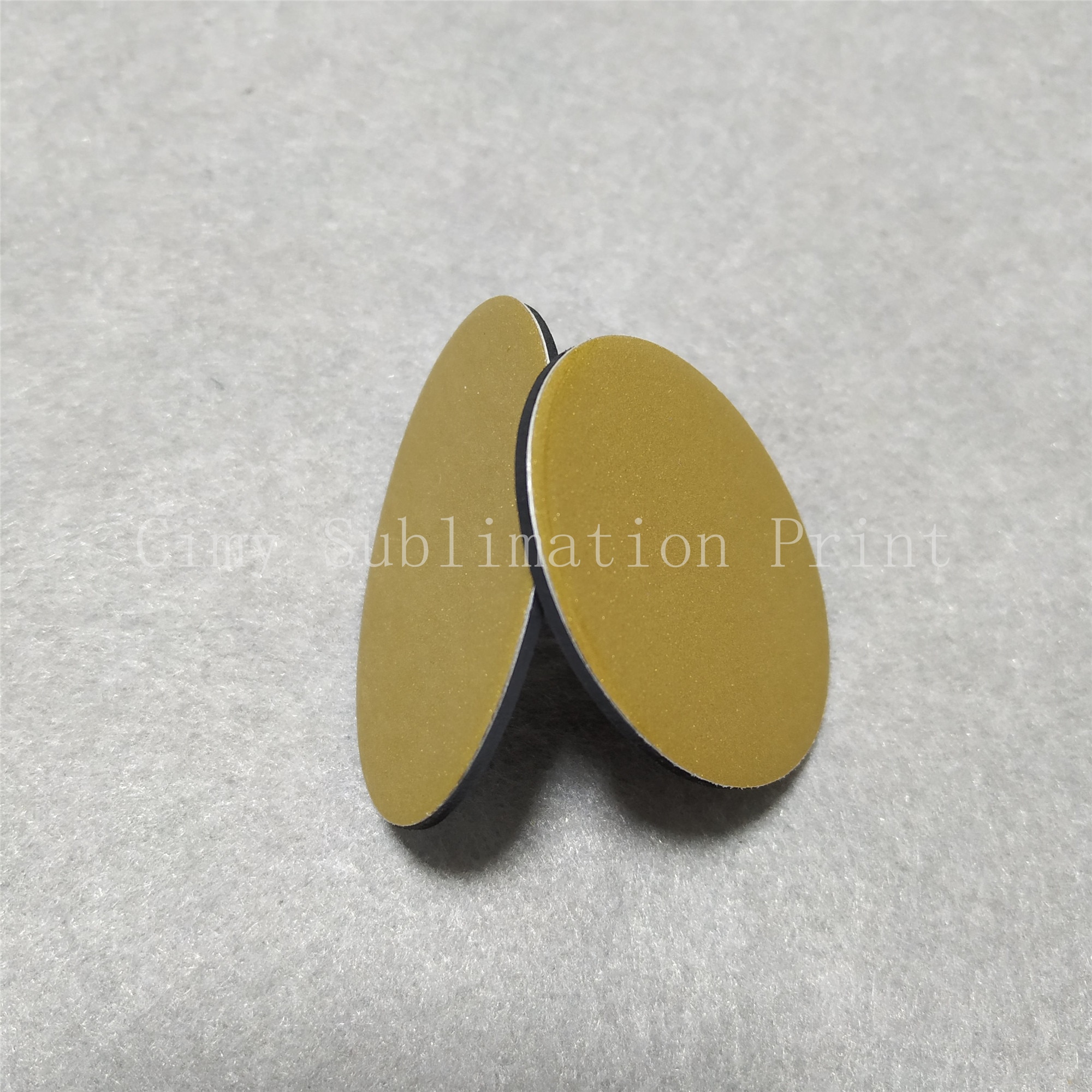 15pcs/lot Blank Sublimation 4.5*6cm Oval Metal plates DIY Fridge Magnets Refrigerator Sticker Sublimation