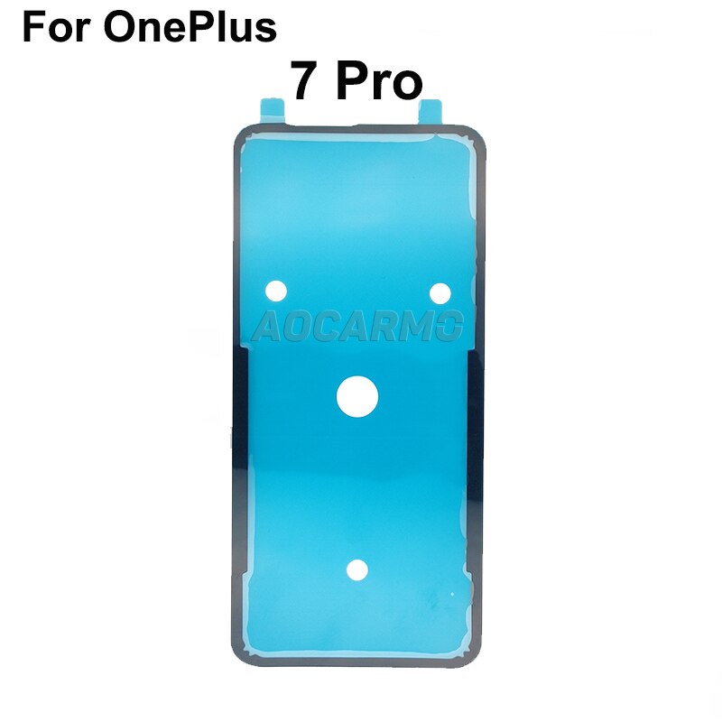 Aocarmo-adhesivo para tapa de batería de Marco trasero, cinta adhesiva para puerta trasera, para OnePlus 7 / 7 Pro / 7T: 7 Pro Back Adhesive