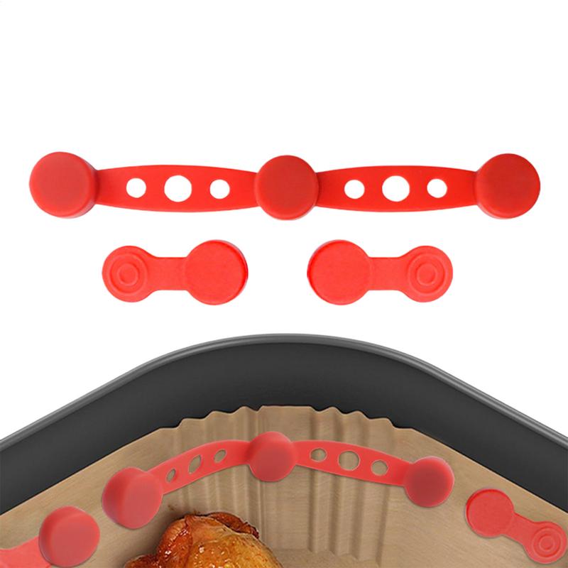 Universell silikon magnetspenne for airfryer hurtigutløsende magnetisk silikon klips låser pergamentfôr papirholder for airfryer