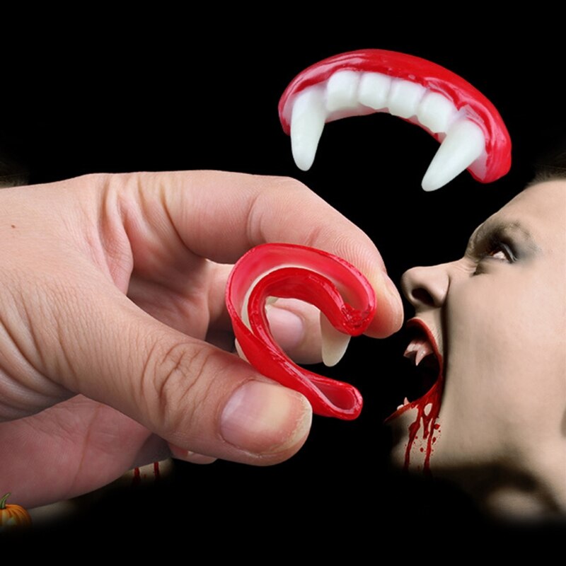 Halloween Vampire Teeth Trick Supplies Kids Favorite Party Favor