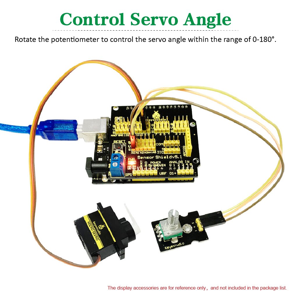 Freies ! Keyestudio Micro Servo SG90S 9g 180 grad für Arduino Smart Car Robot/