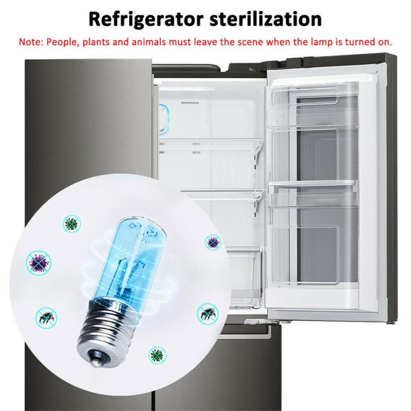 3W Ultraviolet Lamp Uv Sanitizer Light Bulb E17 Germicidal Lamp Killing Virus Mite Bacteria Quartz Lamp