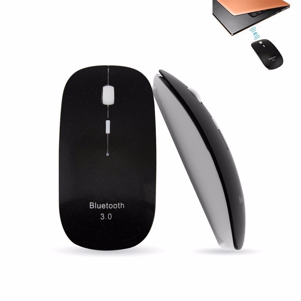 Bezprzewodowa mysz z Bluetooth optyczna Ultra cienka szczupła 3D komputer Mause mała różowa ergonomiczna mysz BT 3.0 na PC Laptop Notebook Girl