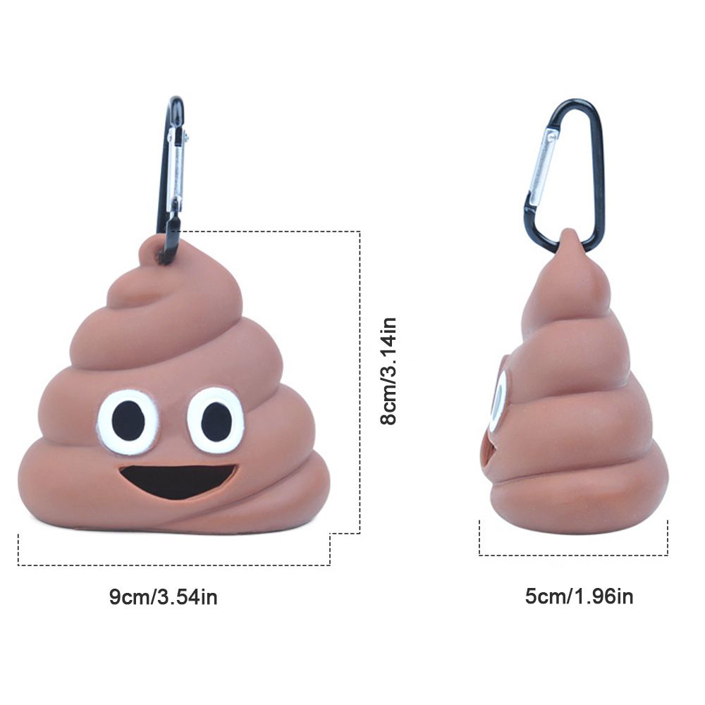 Dispenser per sacchetti di rifiuti per animali domestici portatile Picker sacchetti di immondizia scatola di immagazzinaggio sacchetto di cacca portarifiuti per gatti Dispenser per cani borsa per cacca
