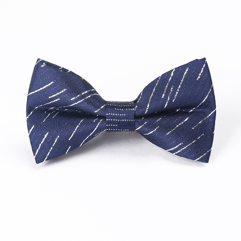 Klassisk børn dreng polyester bowtie sommerfugl slips justerbar lys silke anker print slips fest kæledyr hals slips: 2