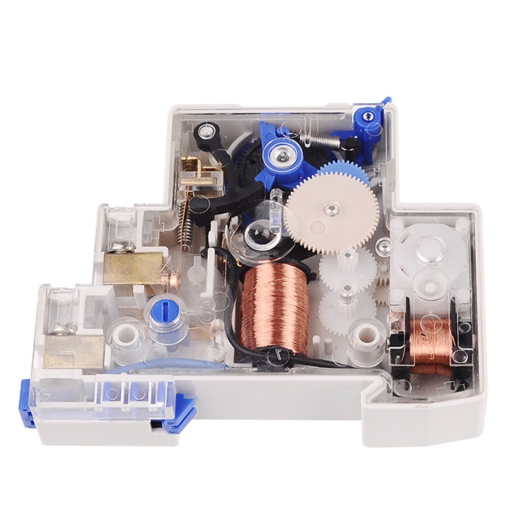 220V 7 Minutes Mechanical Timer 18mm Single Module Din Rail Staircase Timer Time Switch Instruments