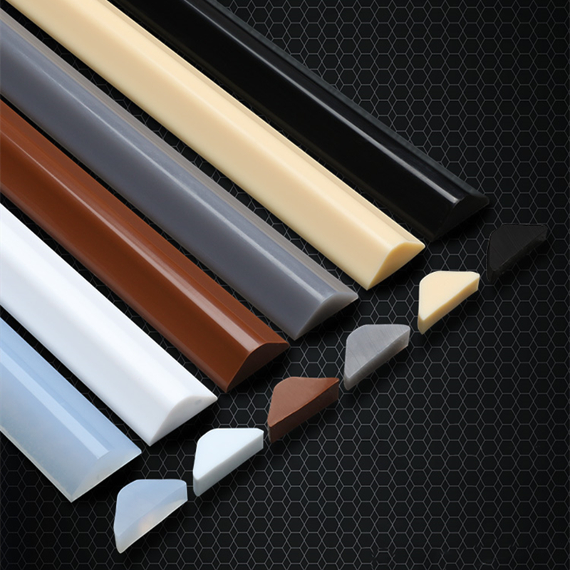 Bathroom Silicone Water stopper Self-adhesive Blocker Strip Floor Retaining Door Bar Dry and Wet Separation Sealing hardware