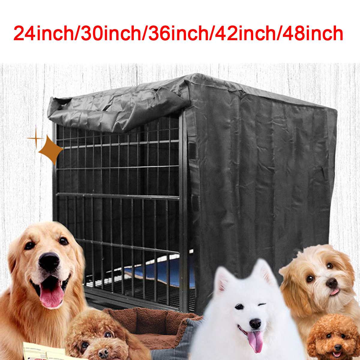 Dog Kennel House Cover Waterproof Dust-proof Durab... – Grandado