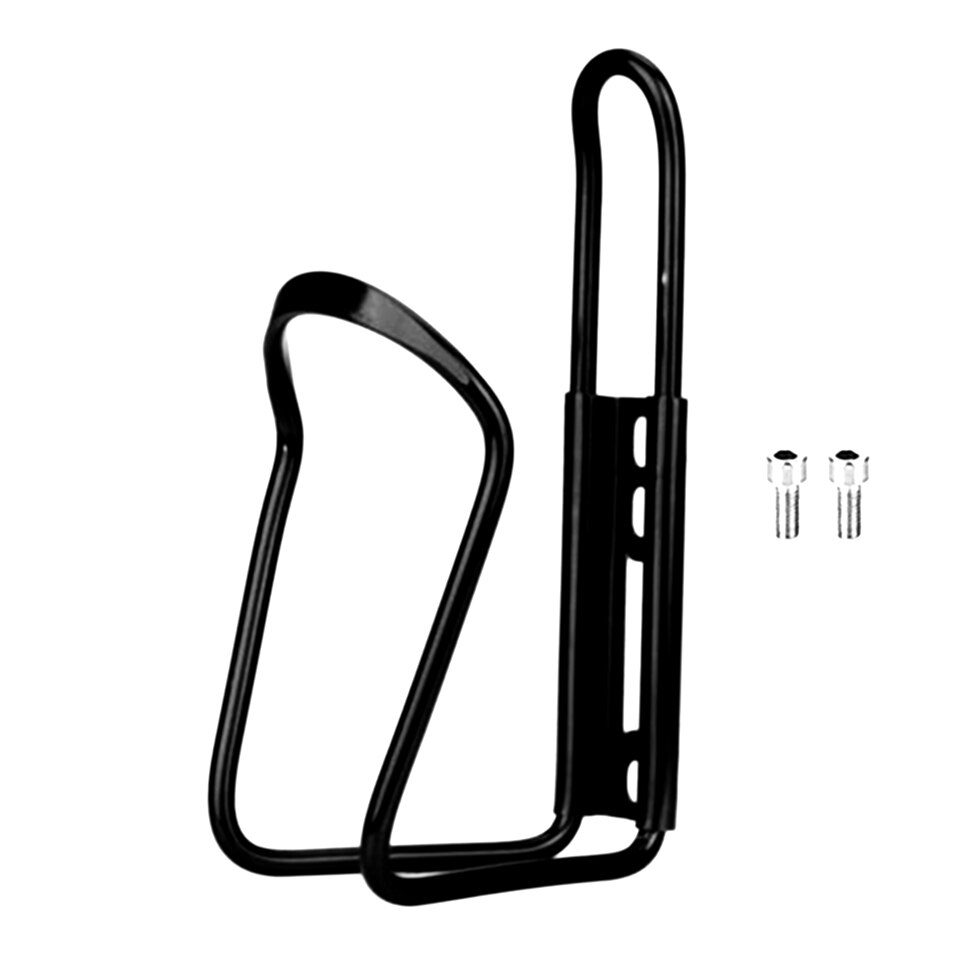 KoKossi 1Stck Aluminium Legierung Fahrrad Radfahren Fahrrad Trinken Wasser Flasche Gestell Halfter Halterung für Berg faltrad KäFeige: Schwarz 2