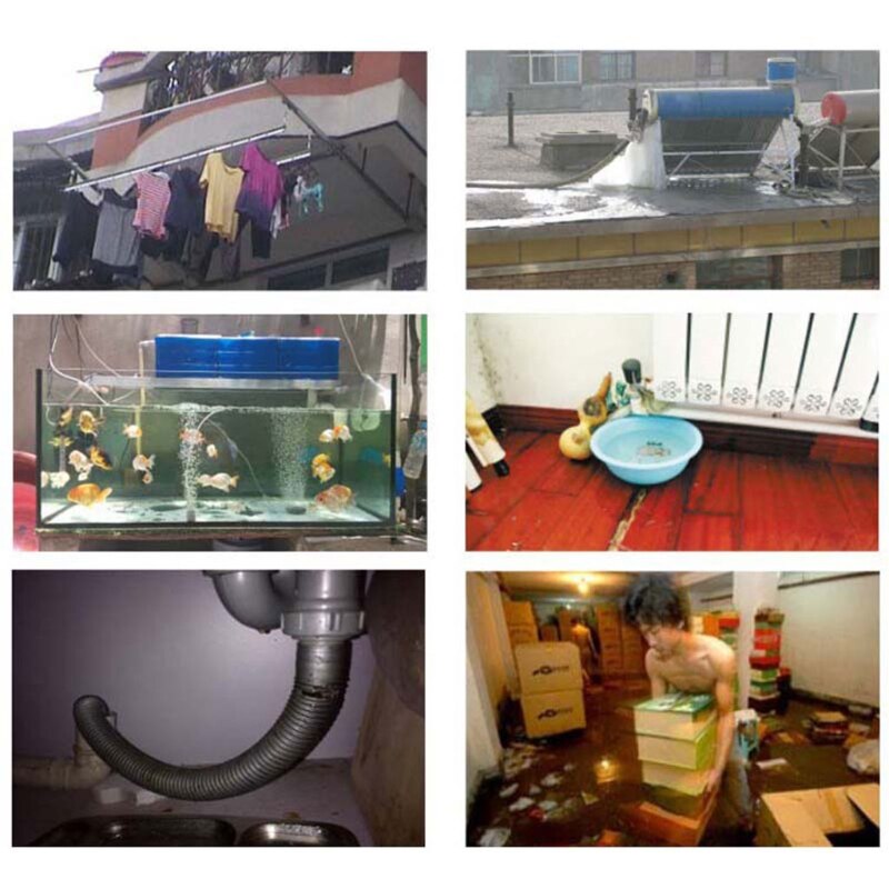 Wireless Water Overflow Leakage Alarm Sensor Detector Home Security System sd-1