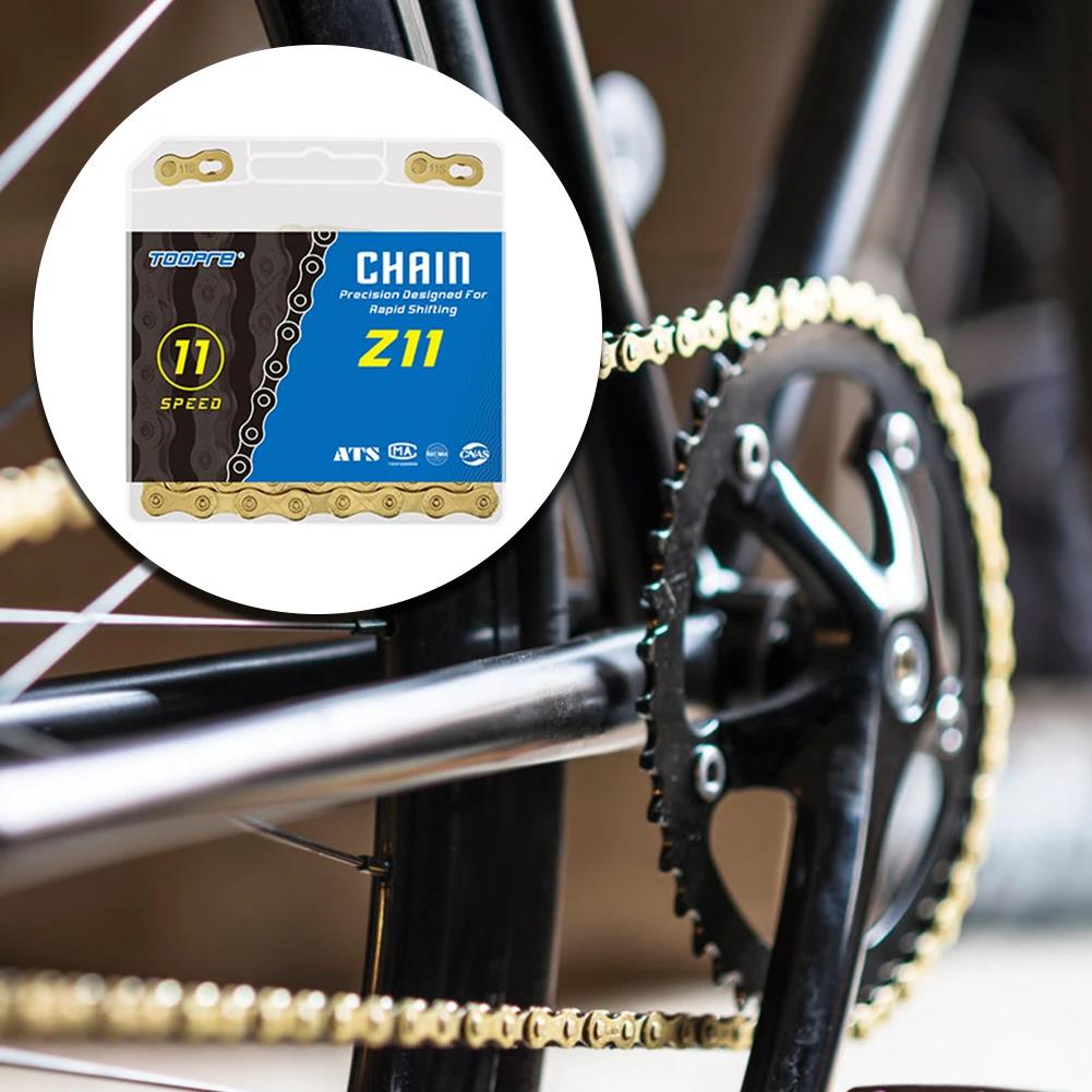 Cadenas de bicicleta 1/8/9/10/11/12 cadena de velocidad velocidad Variable montaña MTB bicicleta de carretera cadenas antioxidantes accesorios de ciclismo dorados