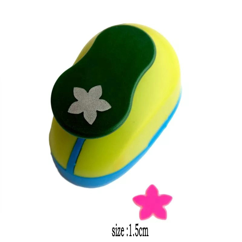 1.5 cm-5.0 cm pétale forme de papier perforateur artisanat poinçons scrapbooking perforateurs bricolage à la main coupe-papier EV mousse perforateur feuille