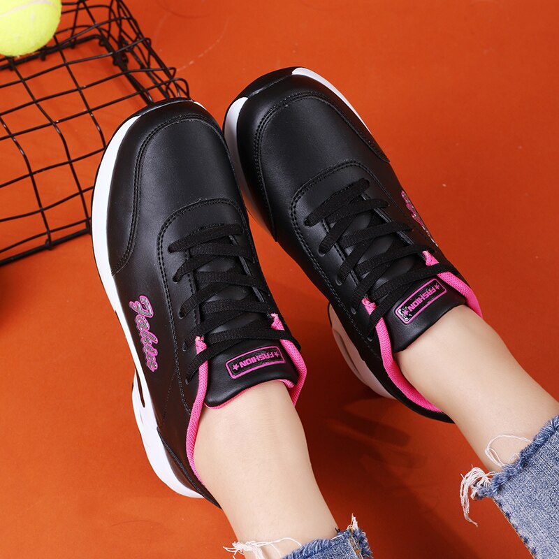 Tennis Shoes For Women Tennis Shoes Blancos Sneakers Leather Ladies Shoes Tenis Mujer Training Gym Shoes Tenis Feminino
