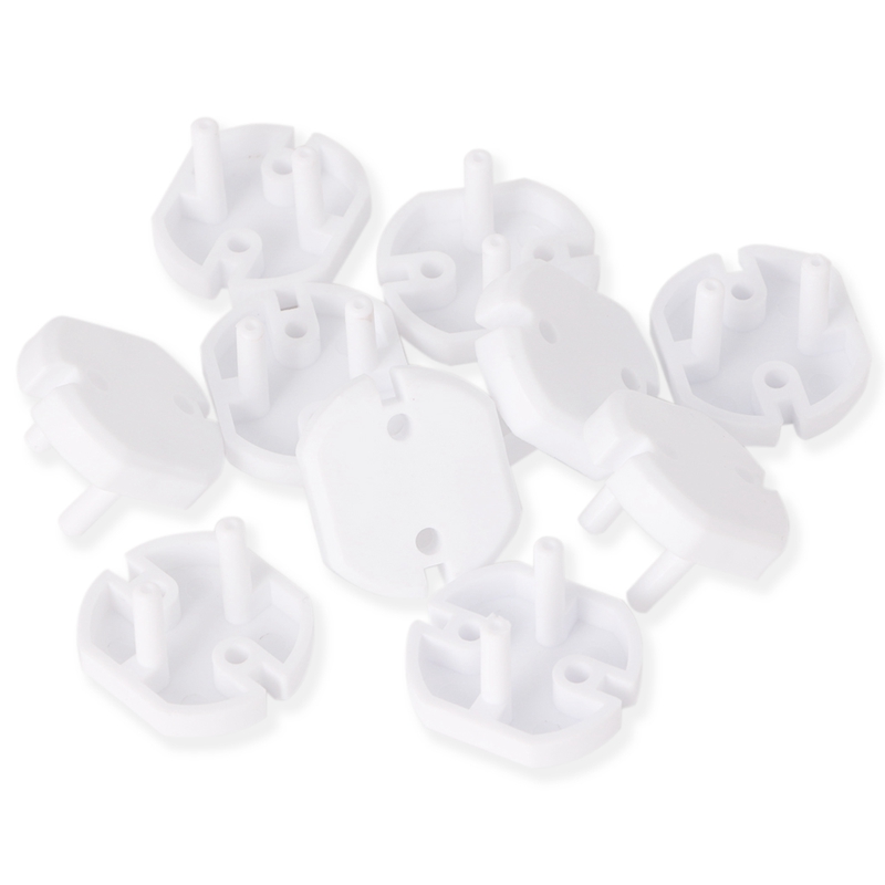 10Pcs Eu Stopcontact Stopcontact Baby Kinderen Veiligheid Guard Bescherming Beschermhoes Sleutel