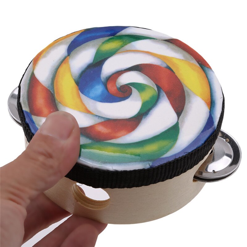 Carl slaginstrument 4/ 6 tums lollipop trummor musik läromedel musikaliska leksaker