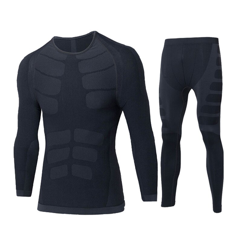 Winter Thermal Underwear Sets Men Long John Brand Quick Dry Anti-microbial Stretch Men's Thermo Underwear Male Warm Long Johns