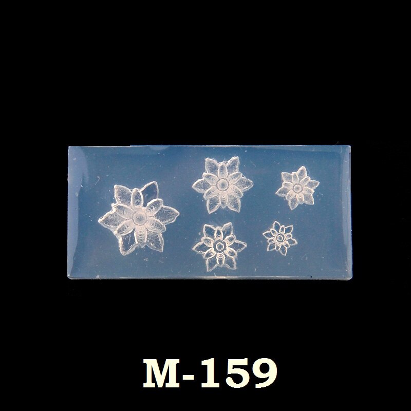 1PC 2x4cm 3D Nail Art forma silikonowa do żywicy do tworzenia biżuterii kot gwiazda serce przezroczysta silikonowa forma dla kobiety DIY wisiorek: M-159