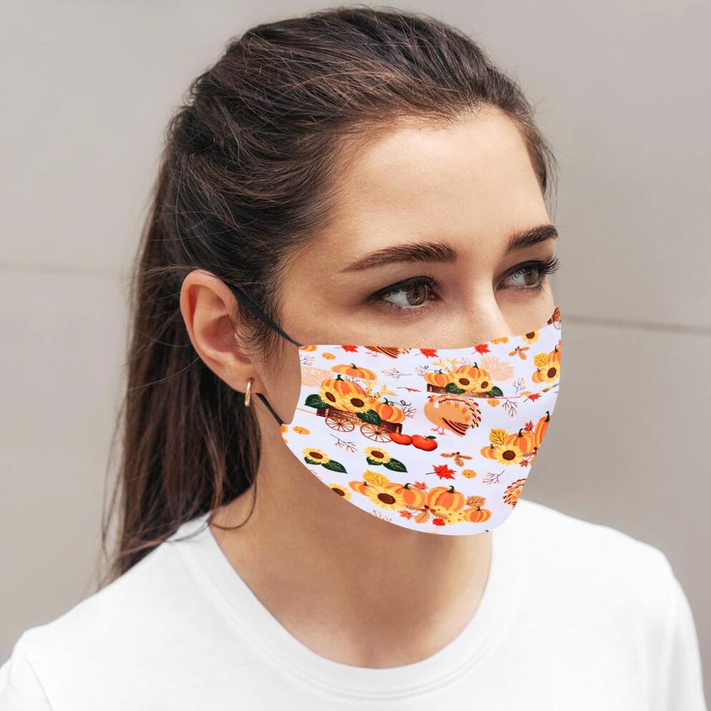 6Pcs Diy Hand Gestikt Kinderen Katoen Gedrukt Halloween Pompoen Zakdoek Doek Materiaal Diy Handgemaakte Ambachten Stof Doek