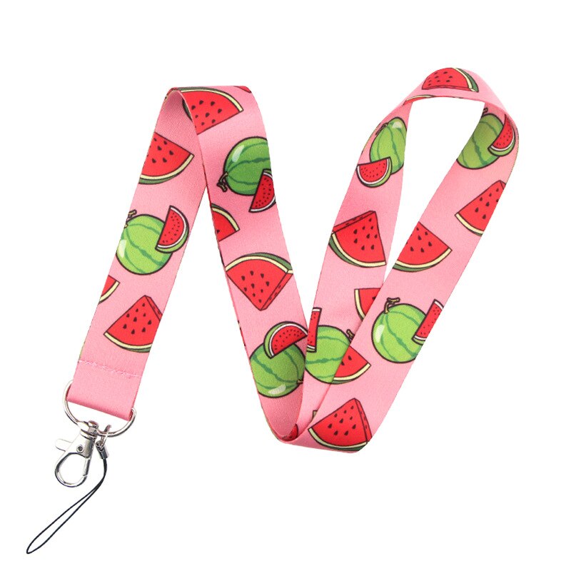 Fruit Print Mode Kaarthouder Lange Hang Touw Lanyards Van Bus Id Naam Werk Kaarthouder Voor Verpleegster Arts Vrouwen kids Kinderen: AL3348