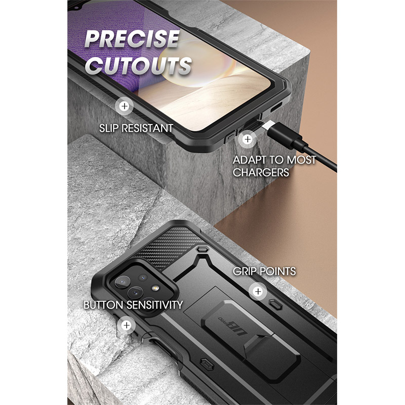 For Samsung Galaxy A32 5G Case Release) SUPCASE UB Pro Full-Body Rugged Holster Case Cover with Built-in Screen Protector