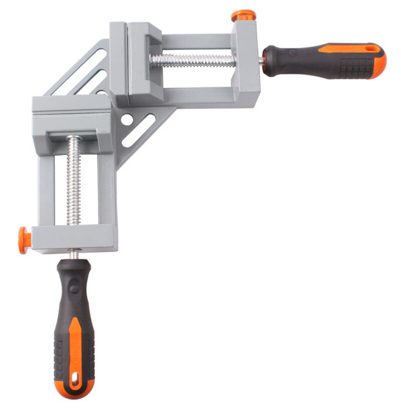 Houtbewerking Klemmen Hoek Klemmen 90-Graden Hoek Bankschroef Dubbel Handvat Verstelbare Voor Frame Strijd Splices Clip Houtbewerking Gereedschap
