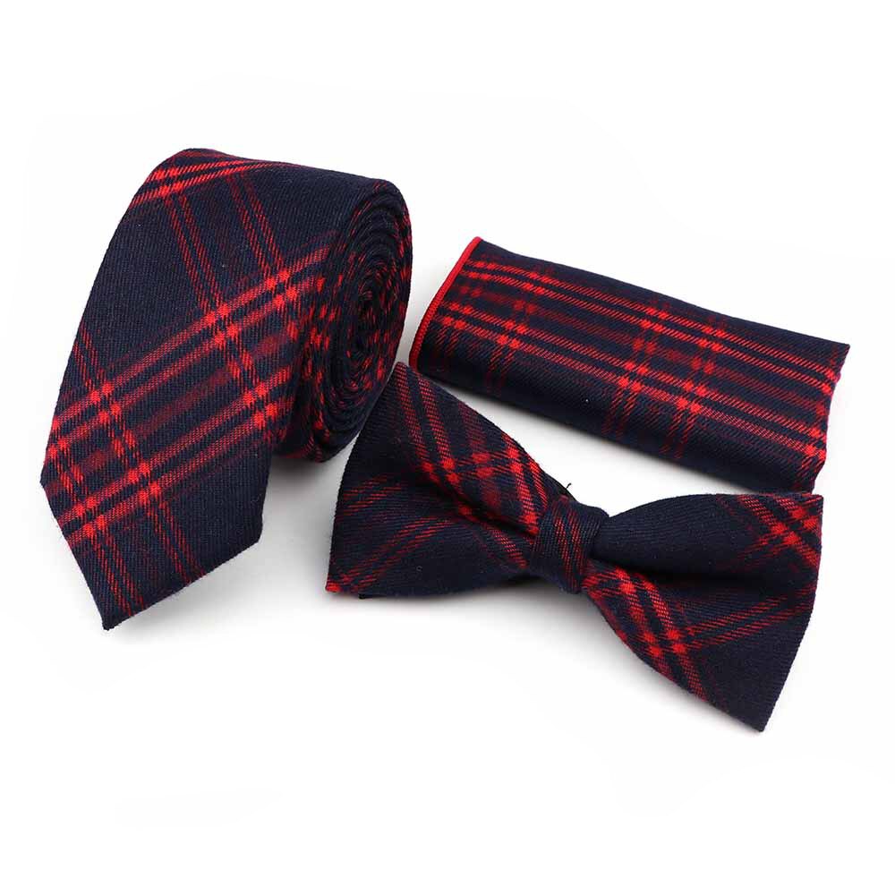 100% baumwolle Schönen Krawatte einstellen gestreift Plaid Braun Grau Grün Mens Krawatte Fliege Taschentuch Klassische Zubehör Jahrgang: 8