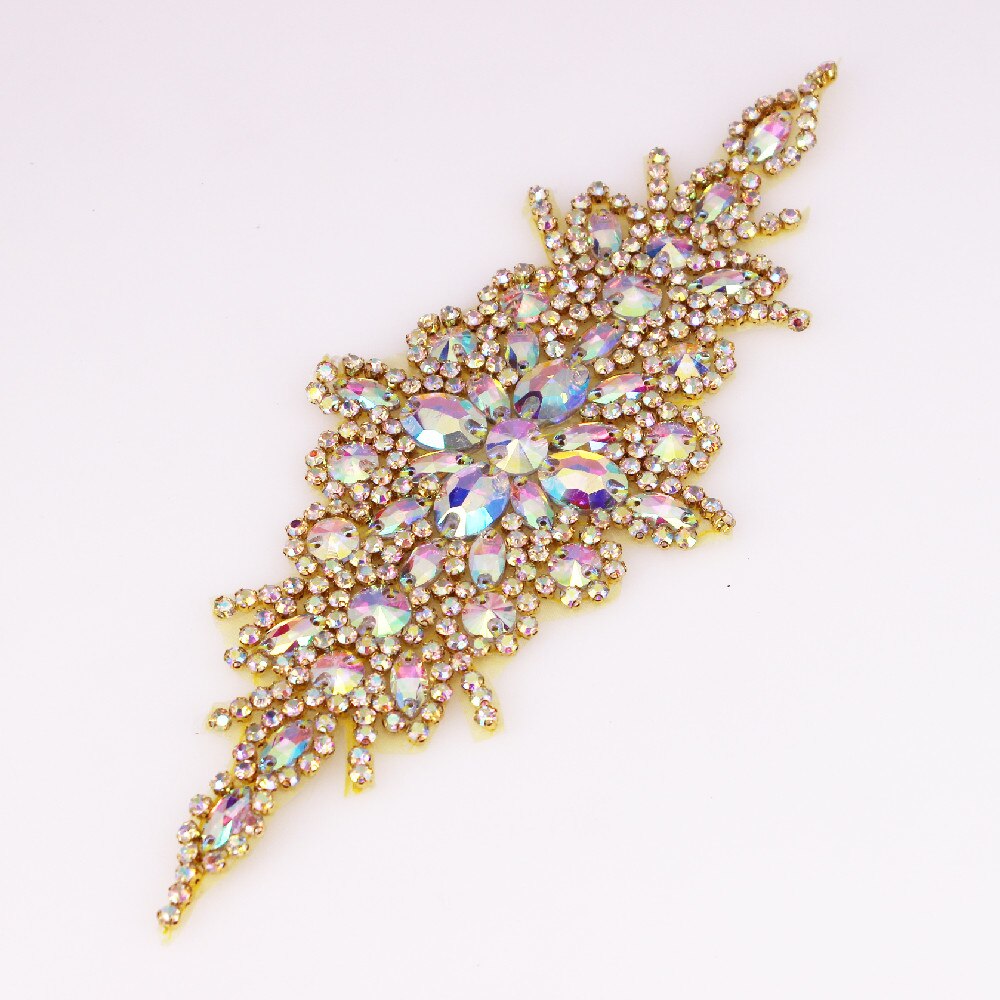Hox Fix Iron On Rhinestone Applicaties Voor Wedding Riem Schoenen Jasje Sieraden Diy Naaien Op Strass Applicaties Bridal Accessoires