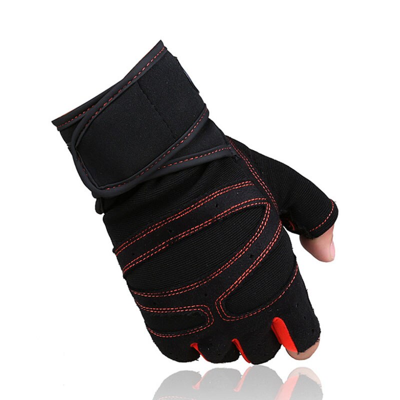 Half Vinger Gym Handschoenen Outdoor Sport Fitness Handschoenen Unisex Guantes Zwart Ademend Gewicht Lifiting 4 Kleuren