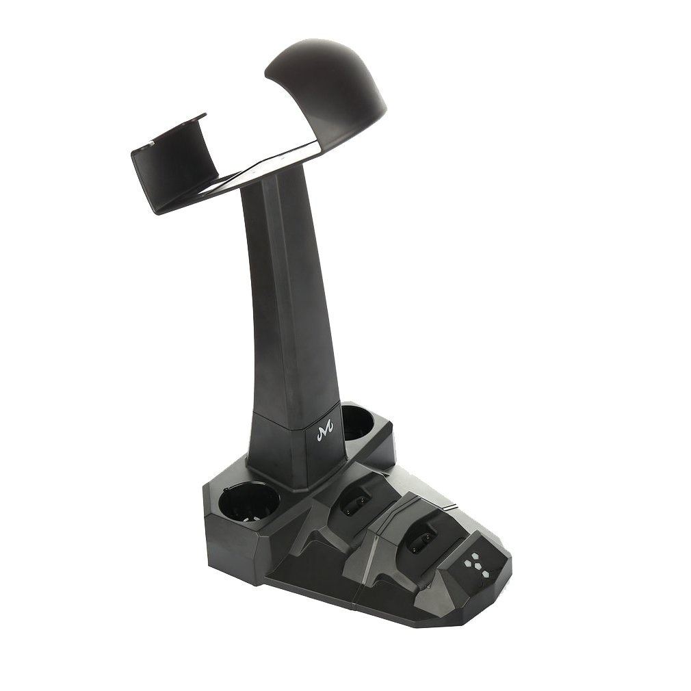 Multifunktionel 5- i -1 opladning docking nem opbevaring vr kamera headset holder til  ps4 vr til ps move controller