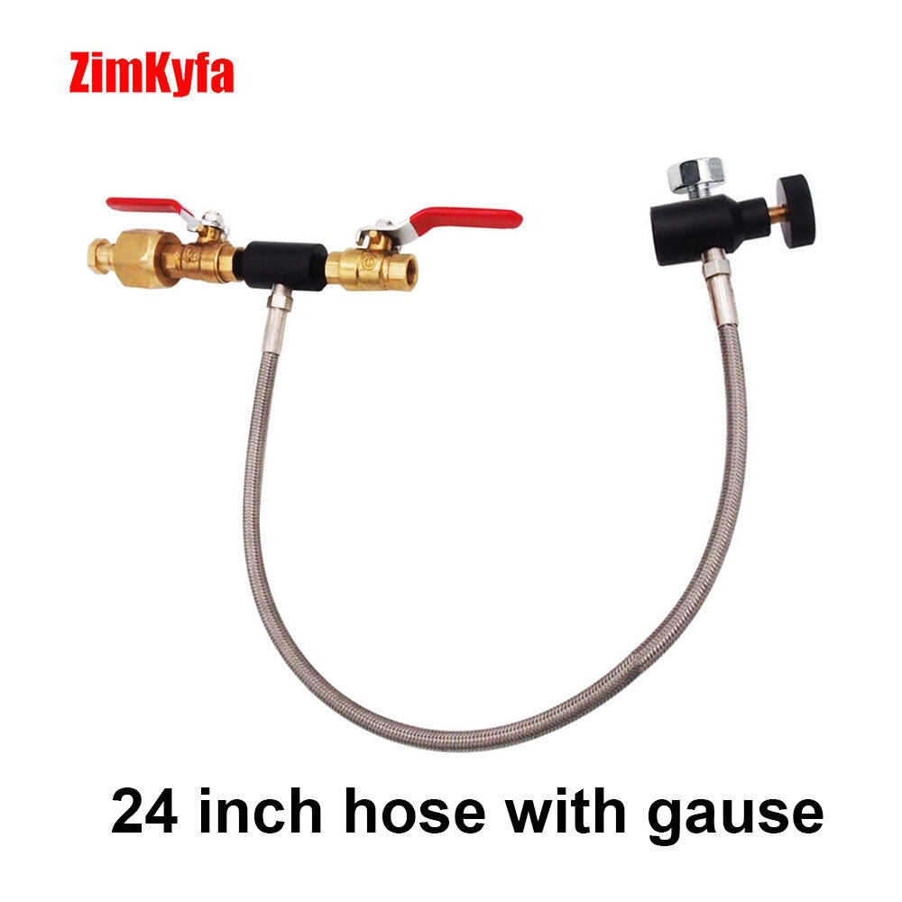 CO2 Refill Charging Adapter to Big CGA320 Carbon Dioxide Tank for Filling Soda Water Maker Sodastream Cylinder Canister